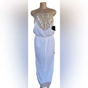 Cynthia Rowley White Textured Dress